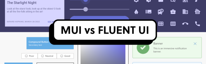 FLUENT UI VS MUI